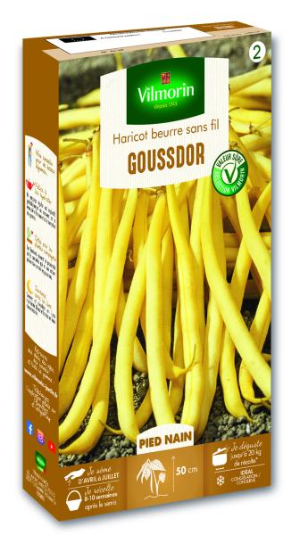Légumes Secs - Haricot Nain Beurre Goussdor - PACKAGING_3D_RECTO